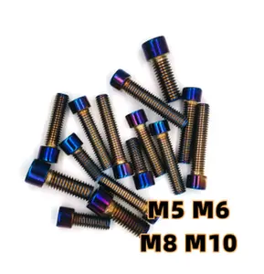 M6 Hex Hexagon Socket Screws Alloy Steel Titanium Plating Gold Screw Length (FOR CONTROLLER OR BAR MOUNTS)