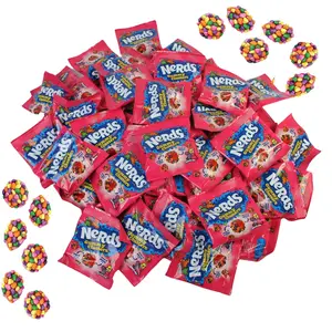 Gummy Clusters Bulk Individually Wrapped Candy - Treat Size Bags - Rainbow Candies - Bulk Gummy Candy Pack - Crunchy Tangy and Sweet with a Chewy Interior