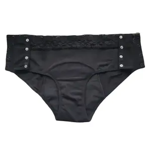 Snap On Snap Off period underwear by PregZen Soft, Comfortable, Cotton 95%cotton