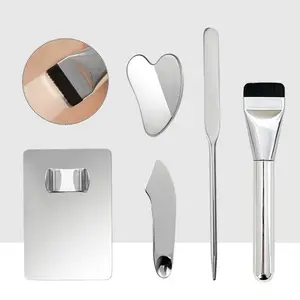 Professional Makeup Foundation Brush Set, Stainless Steel Color Grading Tools, Mixed Palette Kit for Women, Beauty Essentials, Makeup Brushes Set
