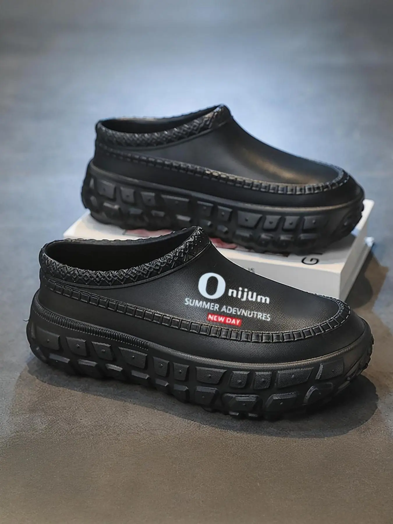 Unisex's Waterproof & Non-slip Platform Fashion Slippers, Lightweight Simple Slip on Shoes for Men & Women, Casual Comfortable Breathable Shoes for Daily Wear, Home Footwear, House Slippers, Indoor Slippers