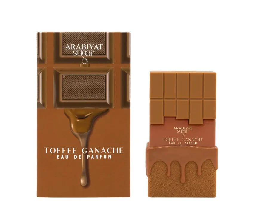 Arabiyat Sugar | Toffee Ganache | Unisex Fragrance | 100 ML 3.4 OZ | Eau De Parfum | Vanilla Cream - Clove & Hazelnut Milk
