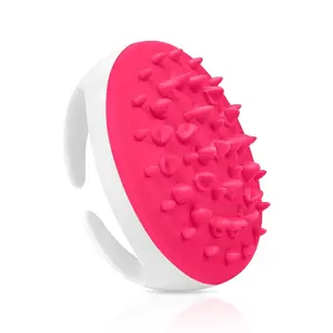 Anti Cellulite Massager, Body Shower Scrubber, Cellulite Remover - Improve Circulation, Distribute Fat Deposits, Body Massager, Exfoliator, Fat Roller Use with Creams and Oils - Pink Accessories Pack Silicone Smooth Personal Bath