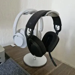 Dual Earphone Stand Holder, Gaming Stock Trading Multi-Screen Extension Rack, Free-Standing Stable Weight Bearing, One Piece Pack