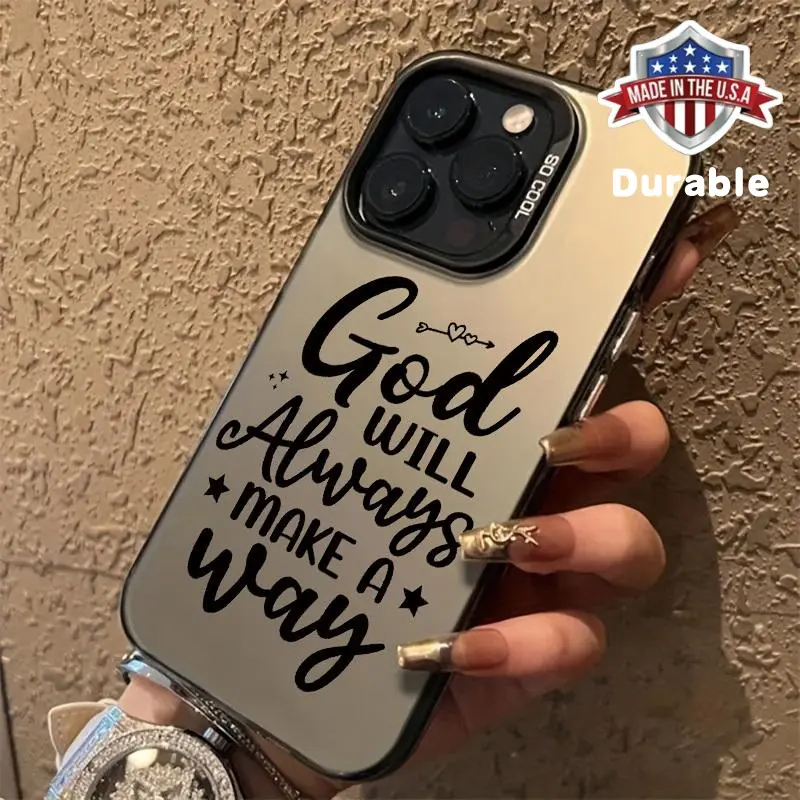 God for Iphone16 Case Iphone 16 Promax/16Plus/16Pro/15Plus/15Pro/15Promax/14Plus/14Promax/14Pro/Iphone13 Pro Max High-Quality 13Pro/12Pro/12Promax/Iphone 12/11Promax/Iphone13 Matte Drop Proof Phone Case Cover Protection