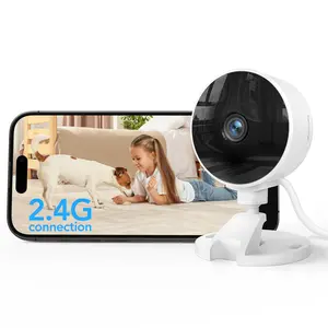 GNCC Indoor Security Camera with 2.4G WiFi, Full HD 1080P, AI Motion Detection, Sound Alert, 2-Way Audio, Night Vision, Cloud & SD Card Storage – Works with Alexa, Google Home for Home Surveillance, Baby/Pet Monitor