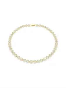 Tennis Chain Necklace, Fashionable Jewelry for Women & Men, Trendy All-match & Exquisite Jewelry Accessories for Birthday Gift, Bling Stylish Accessory