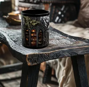 [Sale Up To 50%] Enchanted and Mysterious Forest Library Mug - Fantasy Art Mug - Tree Mug - TCG Gamer Mug - TCG Gifts, Ceramic Mug, 11oz & 15oz