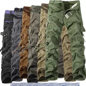Men's Tactical Cargo Pants |     8-Pocket Loose Fit Cotton Workwear for Use, Sizes 28-42 Menswear TrouserBeige Black pants men summer work outfits BeigePlain Plain Camouflage       YLG