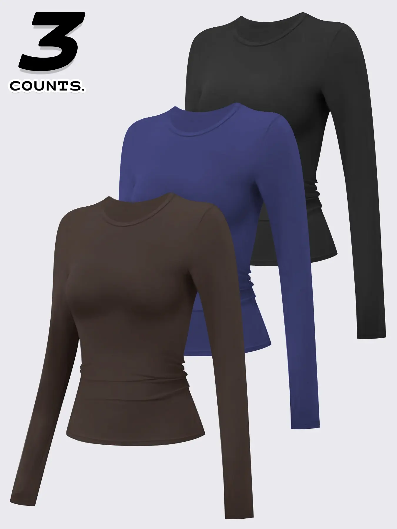 Black + brown + blue