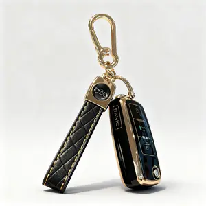 Key Fob Cover Compatible with for Volkswagen Bettle Golf Jetta Passta HLO1J0959753AM HLO1J0959753D NBG735868T NBG 735868T