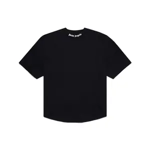 Palm Angels Men's Classic Logo Print T-shirt Black, from StockX