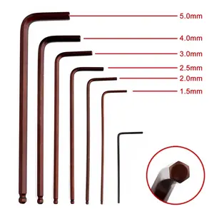 Truss Rod Allen Wrenches for guitar NeckBridge Nut Locking Screw AdjustmentGuitar 7P