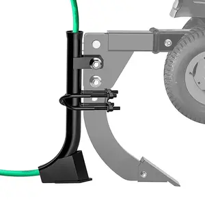 Pipe Layer Attachment Fits Hitch Mounted Ripper Trencher Accessories, Flexible Pipe Layer Fits Any 3-Point Ripper Hitch Lawn Subsoiler for ATV UTV Tractor, Light Duty Max Dia 1.18" with 2pcs U-Bolts