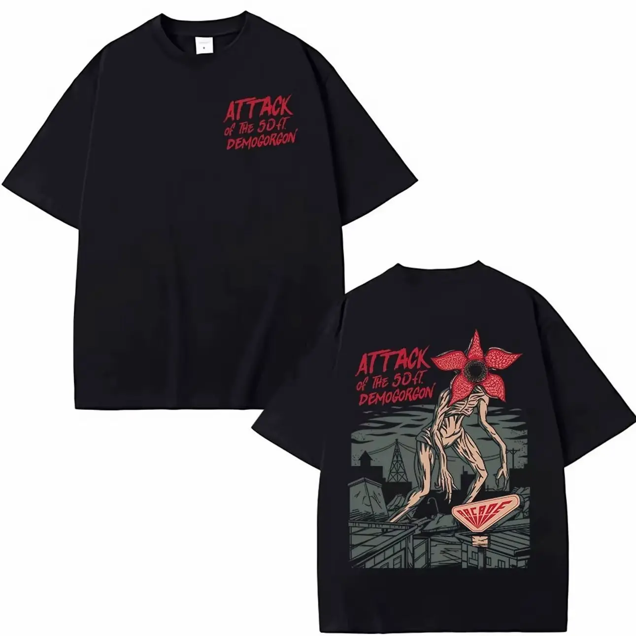 Eddie Munson The Demogorgon T-shirt Cannibal Flower Graphic T Shirts Men Women Clothing Fashion Harajuku Short Sleeves T-shirts 0
