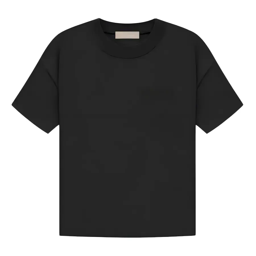 Men's Black Short-Sleeve T-Shirt, Menswear Top, Style 22