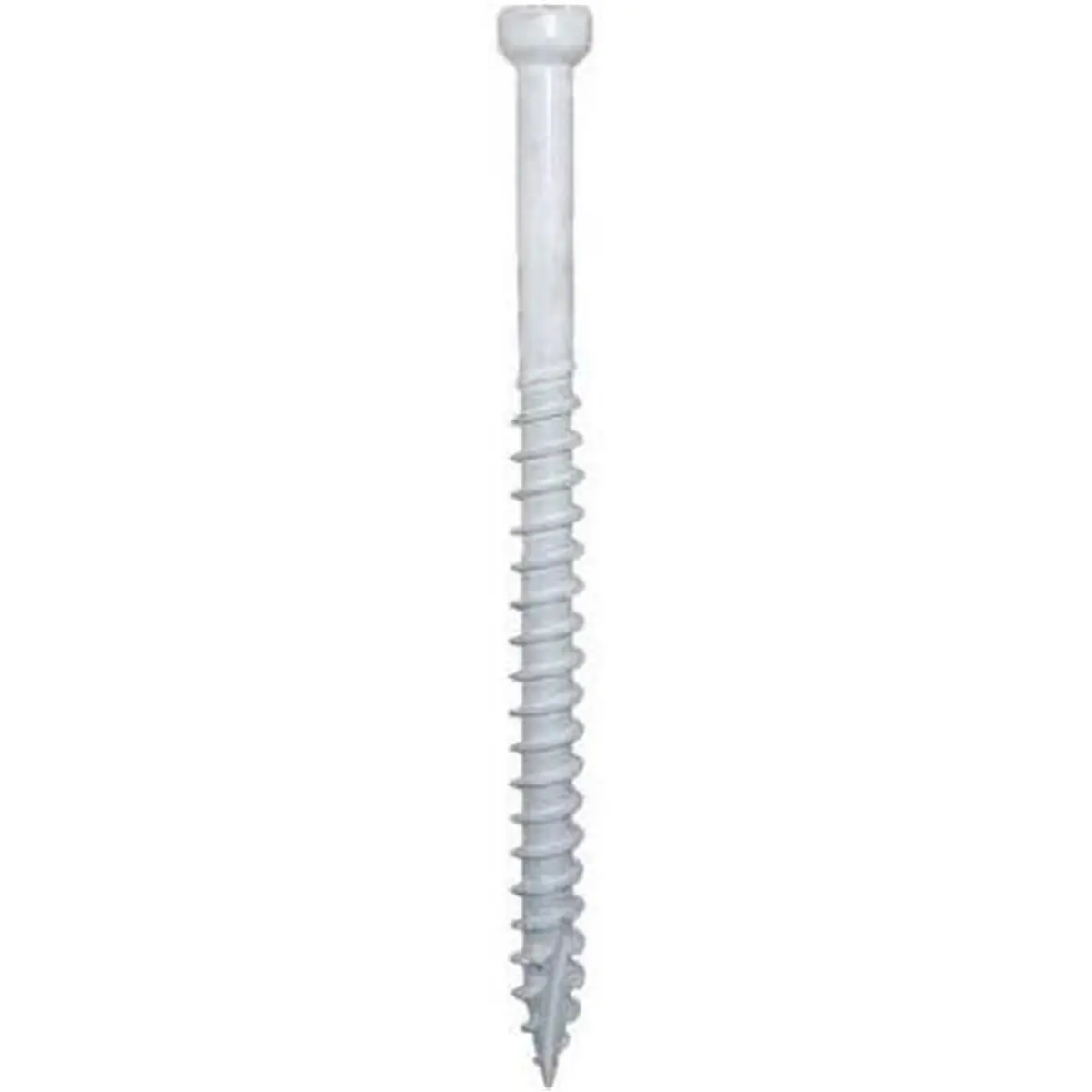 212 MAIN Climatek Coated Trim Head Screws, 8 x 3.25 in. White Composite Trim Screws for Composite Decking & Cabinet Construction, Trim Head Screw