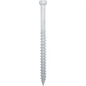 212 MAIN Climatek Coated Trim Head Screws, 8 x 3.25 in. White Composite Trim Screws for Composite Decking & Cabinet Construction, Trim Head Screw
