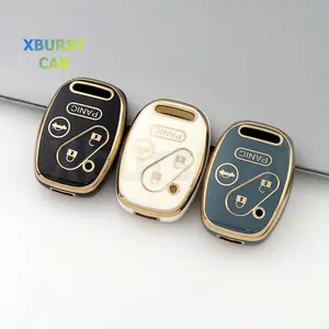 2/3/4 Buttons Car Remote S Holder Fob For Honda Accord Civic CRV CR-V Pilot Insight Ridgeline TPU Key Case Cover Accessories