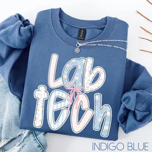 Lab Tech T-Shirt / Sweatshirt & Hoodie ,  Laboratory Technician, Medical Lab Gift, Lab Tech Shirt, Lab Technician  Clothes Tops