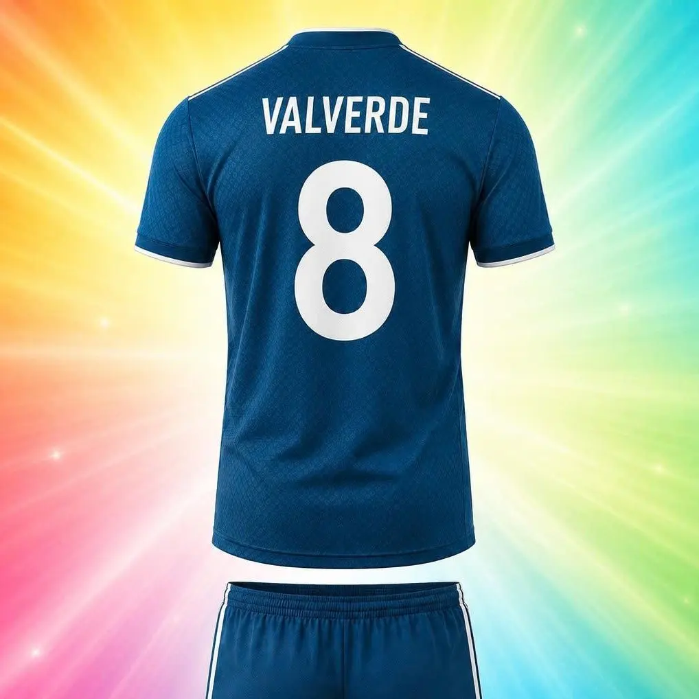 2026/27 VALVERDE GREEN Unisex Soccer Jersey, Breathable Quick-Dry Sports Collectible, Match Day Fan Training Top
