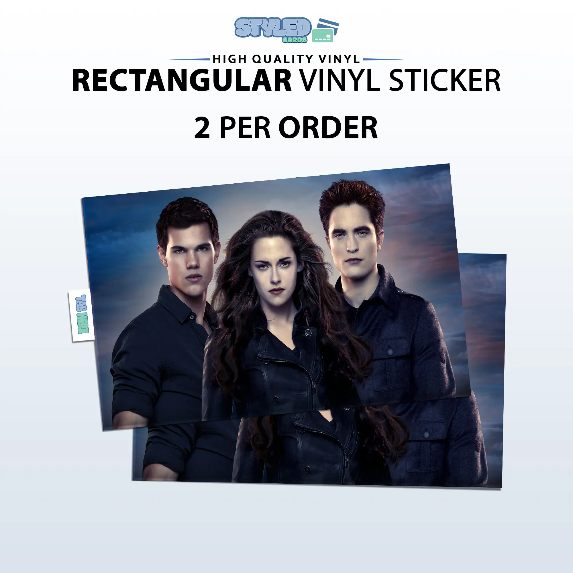 twilight rectangle vinyl sticker twilight rectangle vinyl sticker