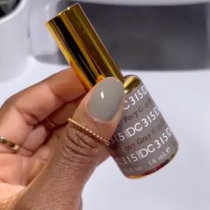 DND DC 315 Foxy Gray Gel and Lacquer Duo nail care nail art