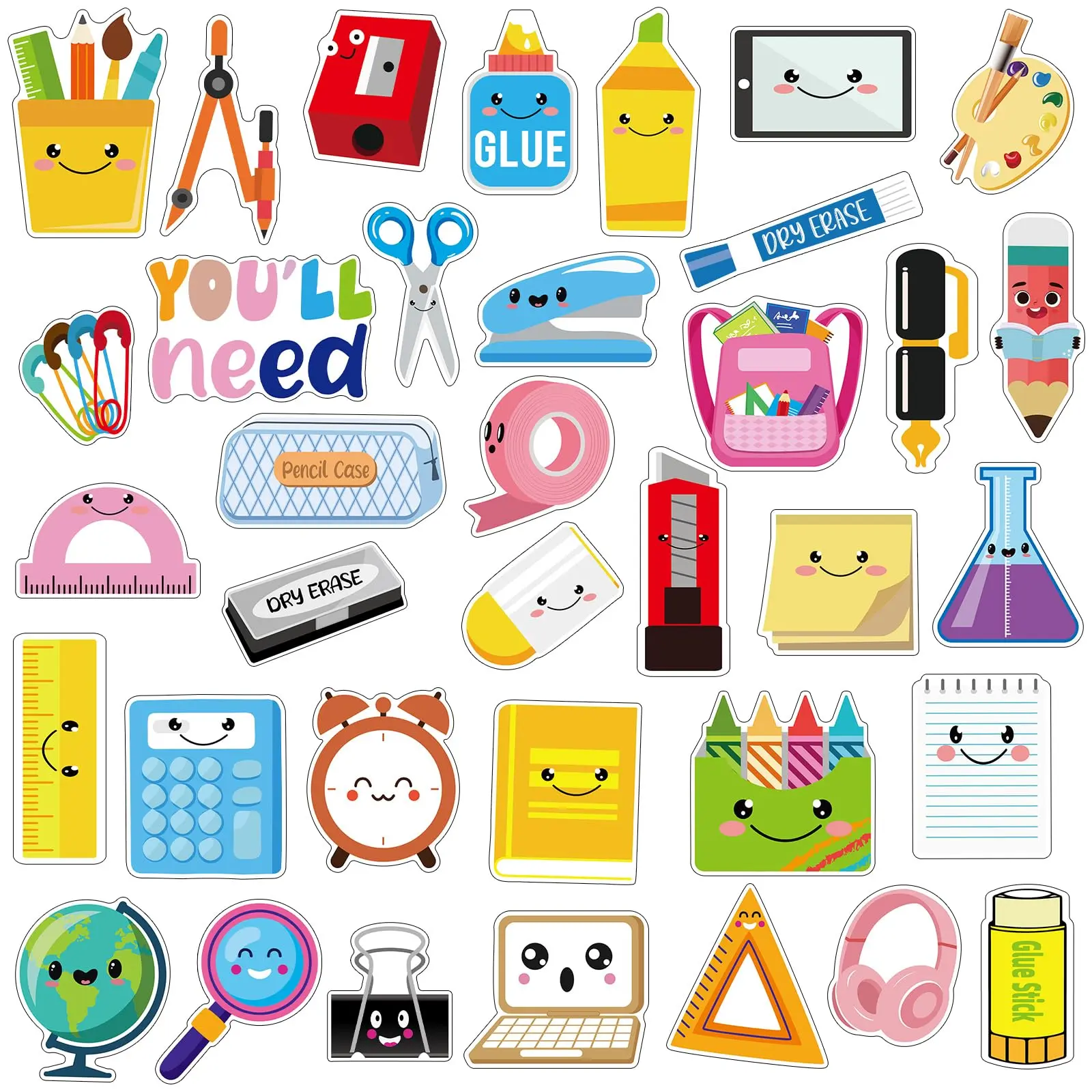 Teacher Magnets 36Pcs You'll Need Management Magnets Teacher Must Haves Educational Magnets Colorful Magnets Classroom Must Haves Teacher Classroom Decor,Magnets for Whiteboard Fridge,Back to School Gifts Teacher Appreciation Gifts School Study Supplies