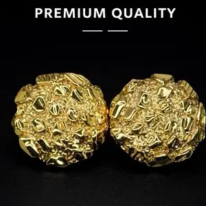 European and American Vintage Gold Stud Earrings, Unique Designer Elegant Statement Earrings