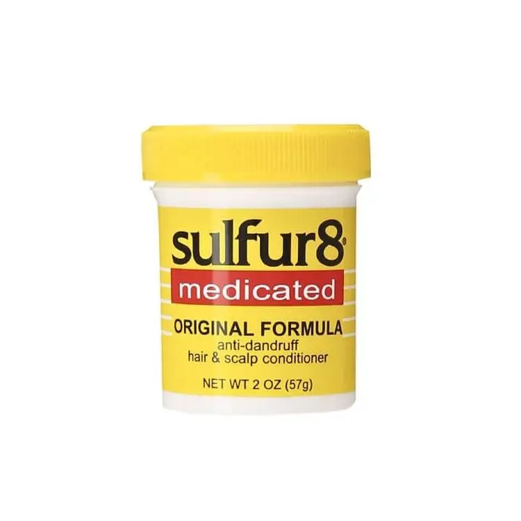 SULFUR8 Medicated Hair & Scalp Conditioner, Anti-Dandruff Haircare Treatment for Itchy and Flaky Scalps, Original Formula Dandruff Remover Cream, 2 oz, Scalp Care Cream