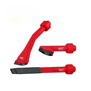 AIR-TIP Claw Utility Nozzle, Rotating Corner Brush, Flexible Long Crevice Tool For Wet/Dry Vacuums Automotive Set (3-Pc)