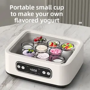 Household Fully Automatic Stainless Steel Intelligent Constant Temperature Multifunctional Fermenter - Kitchen Appliances Yogurt Maker Machine for Yogurt Making