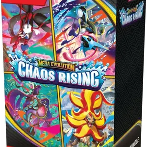 (Live Only) Pokemon TCG Mega Evolution: Chaos Rising Booster Bundle