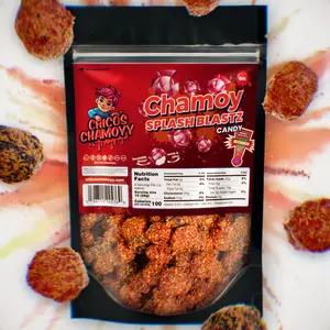 Chamoy Viral Gushers Splash Blastz 6oz Candy - Chicos Chamoyy - Juicy & Spicy Fruity Snack Sweet Chamoy Viral Gushers Splash Blastz 6oz Candy - Chicos Chamoyy - Juicy & Spicy Fruity Snack Sweet
