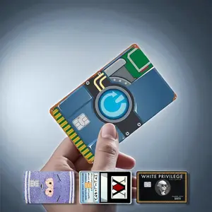 ZAEN0X Trendy Pop Culture Credit Card Stickers Matte Waterproof Vinyl Debit Skins Wallet Decal Covers Easy to Apply