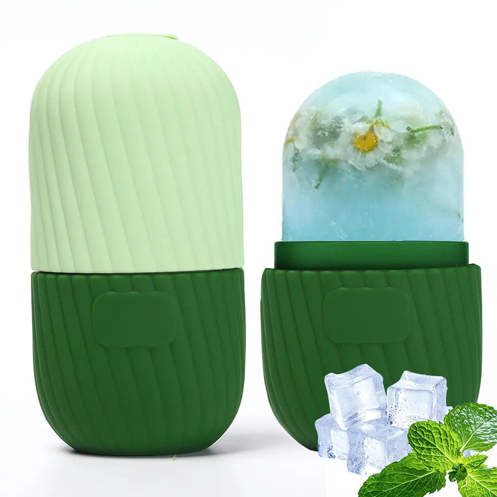 Ice Face Massager for Depuffing Puffy Eyes & Face - Reusable Silicone Facial Care Tool, Soothing Skin, Beauty Tools & Self Care Products, Facial Care Tools
