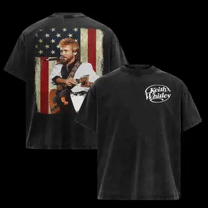 Keith Whitley Country Music 80s Vintage Retro Graphic Tee – Classic Men’s Casual Streetwear T-Shirt