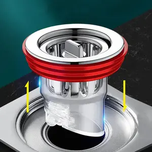 6Pcs/Set Odor Proof Floor Drain Valve-Sewer Core Backflow Preventer Shower Floor Drain Plug For Kitchen Bathroom Toilet Sewer