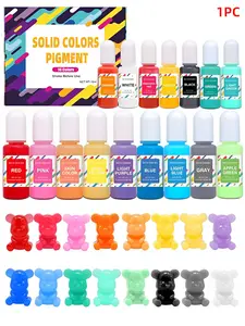 16 Colors Epoxy Resin Pigment Kit, Liquid Colorant Dye for DIY UV Resin Mold Jewelry Making, Candle Soap Making, Resin Art Crafts Supplies, Handcraft