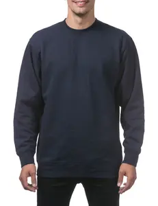 Pro Club Men's Comfort Crew Neck Fleece Pullover Sweater - Navy - Small