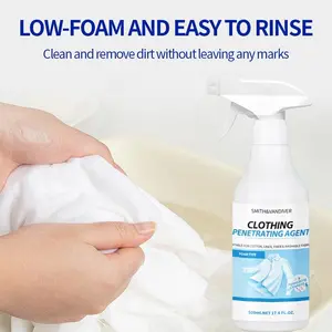 Clothing emulsifier，Non-Ionic Laundry Pre-Treatment for Vintage Clothes & Thrift Finds - Restores Faded Colors, No Damage​​, sanitizer, fabric conditioner， Spot Stain Eliminator Household, laundry detergent