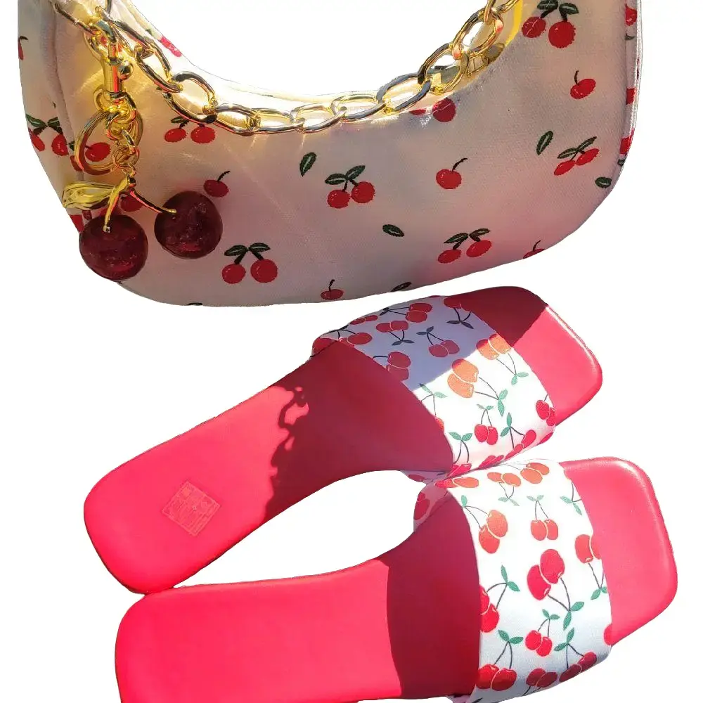 Cherry on Top Sandal & Bag set Cherry on Top Sandal & Bag set