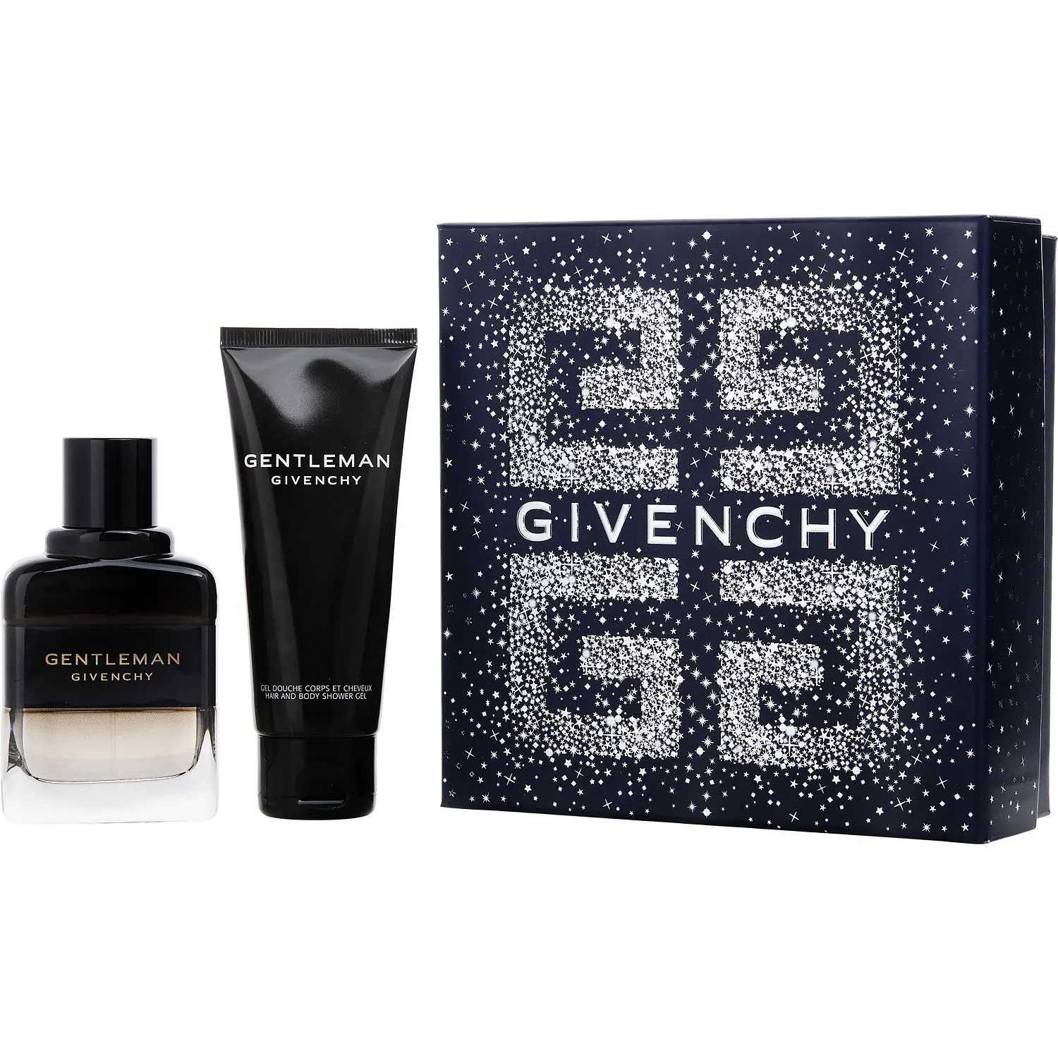Gentleman Boisee Set-Eau De Parfum Spray 2 Oz & Shower Gel 2.5 Oz For Men