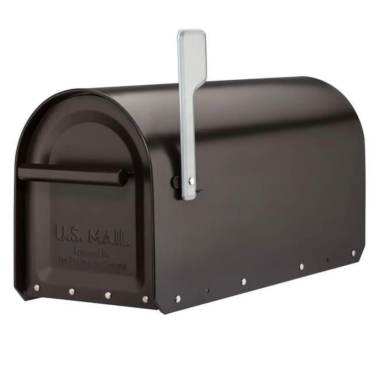 Architectural Mailboxes 5560RZ-SR Sequoia Heavy-Duty Post Mount Mailbox - Rubbed Bronze - Large