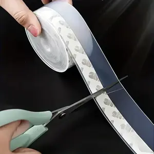32.4Ft Door Weather Stripping, (1in Width) Weather Stripping Door Draft Stopper Adhesive Seal Strip Anti Draft Insulation Tape for Doors Windows and Shower Doors