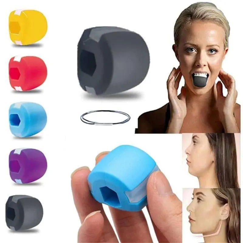 Silica Gel Lanyard Jaw Exerciser/Jawline Muscle Facial Toner