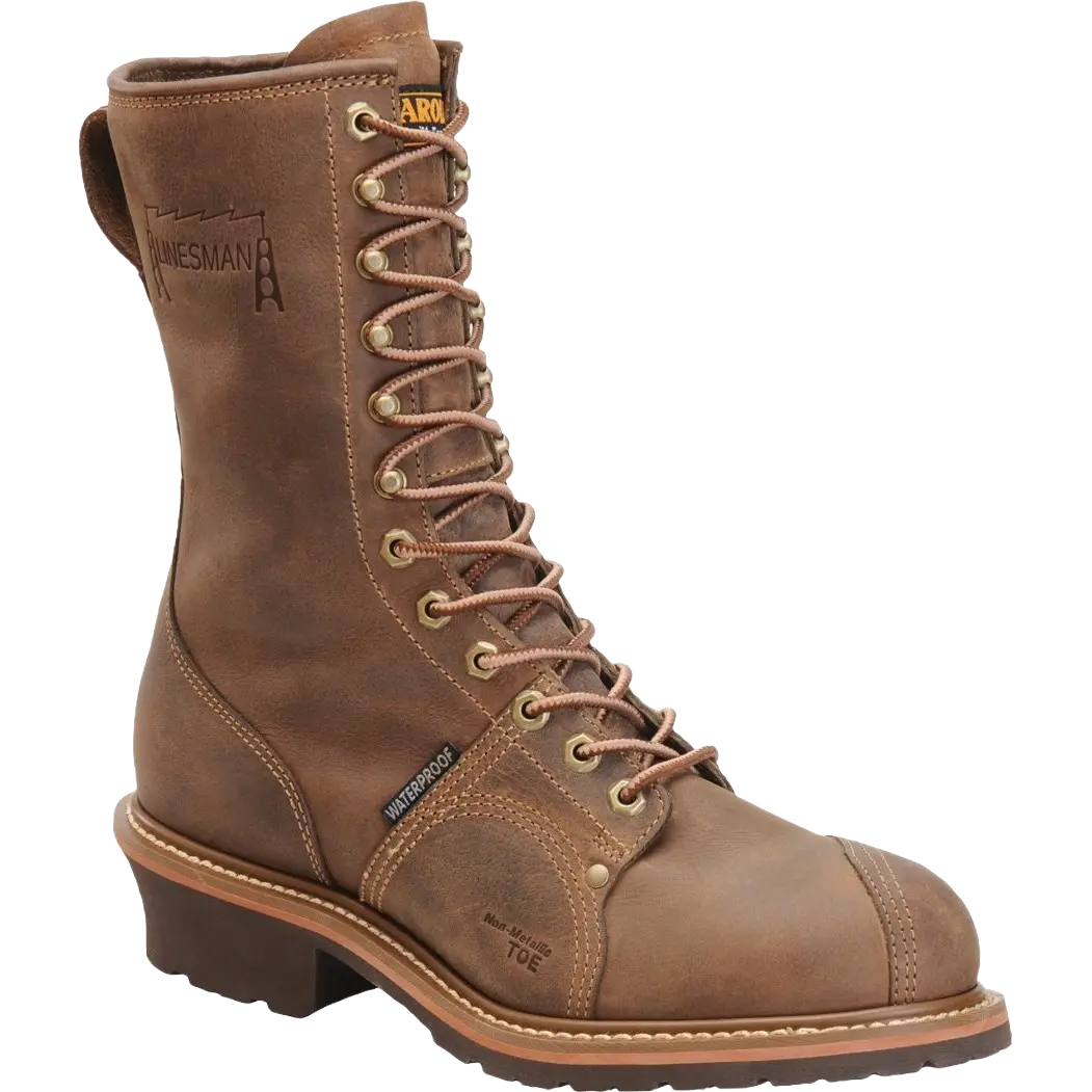 Carolina Men's Linesman 10" Waterproof Composite Toe Work Boots CA1904