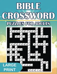 Bible Crossword Puzzles for Adults