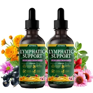 Lymphatic Drainage Drops | Advanced Herbal Formula with Echinacea Root, Elderberry, Plantain Leaf, Blue Vervain, Yarrow Leaf & Flower, Thyme Leaf | DealsForYouDays | Supports Cleansing | Immune System & Self Care |  2 FL OZ