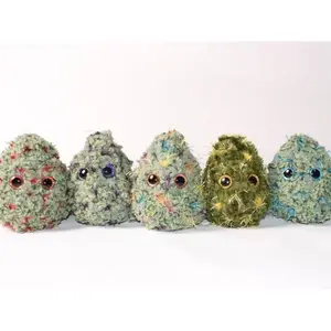 Adopt-A-Dragon Fruit Crochet Plush Handmade Weed Nug Plushie Unique Design Soft Inviting Texture Perfect Addition To Any Collection